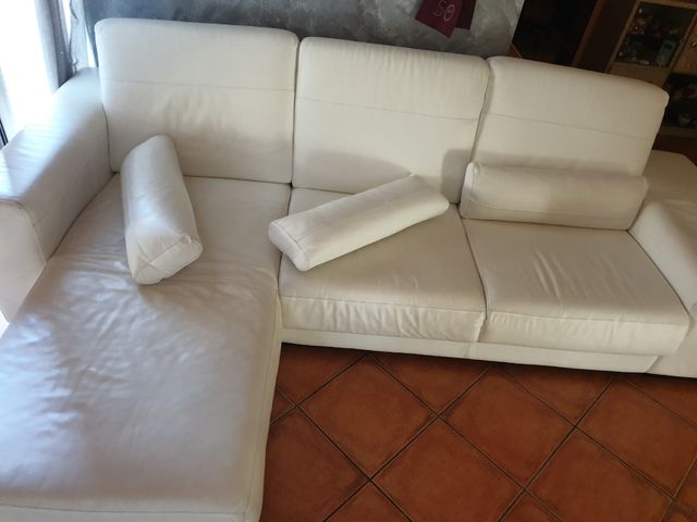 Divano in vera pelle
