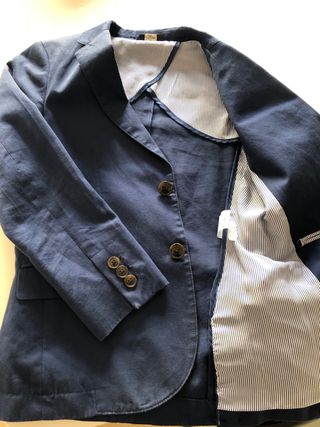 americana niño 7-8 años azul