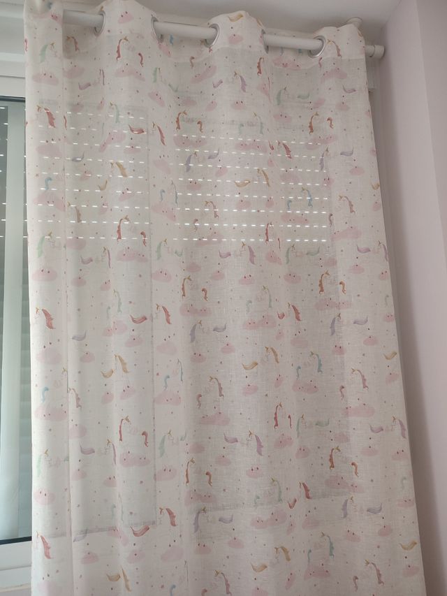 Cortinas unicornio 