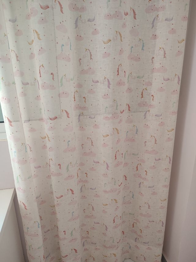 Cortinas unicornio 