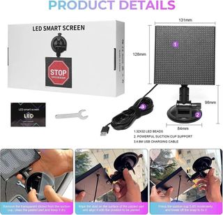 ✅️Pantalla led inteligente, panel led RGB App