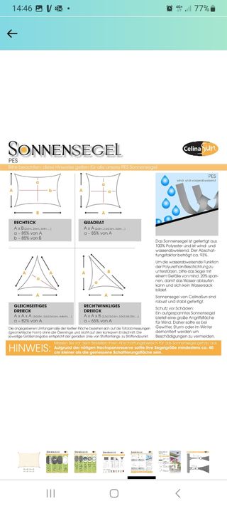 Toldo impermeable blanco 2x4
