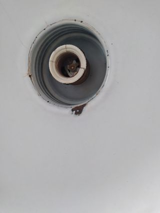 Antigua lámpara de techo