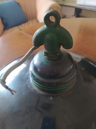 Antigua lámpara de techo