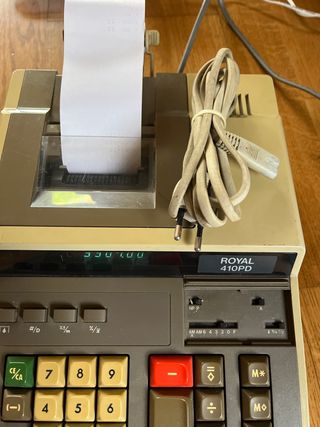 Calculadora electrica Royal 410PD