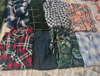 Camisas manga largad
