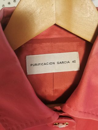 Chaqueta rosa Purificación García