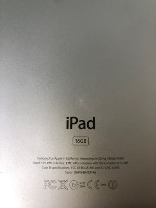 Ipad 2 Model A1395