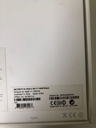 Ipad 2 Model A1395