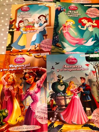 Cuentos Disney con juegos, actividades y pegatinas