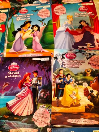 Cuentos Disney con juegos, actividades y pegatinas