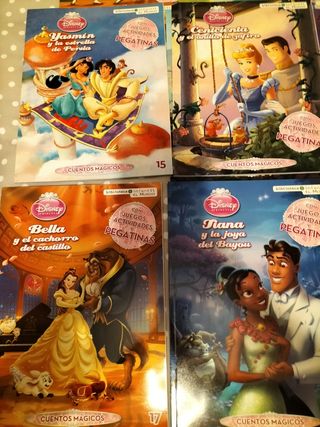 Cuentos Disney con juegos, actividades y pegatinas