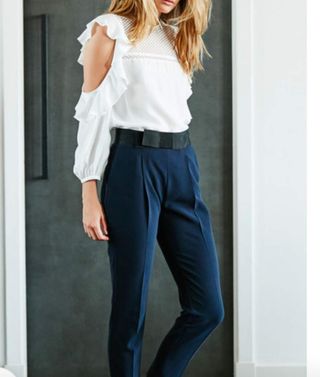 Blusa Claudie Pierlot hombros descubiertos. T.38. 