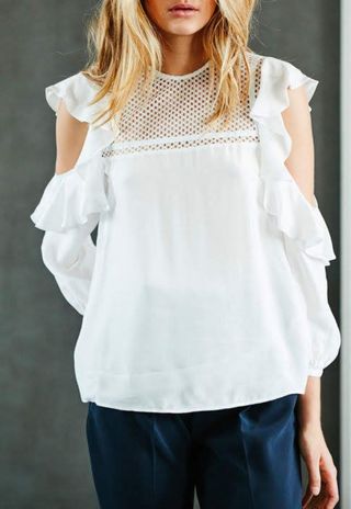 Blusa Claudie Pierlot hombros descubiertos. T.38. 
