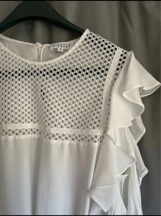 Blusa Claudie Pierlot hombros descubiertos. T.38. 