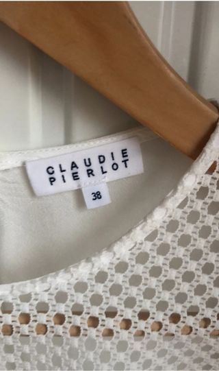 Blusa Claudie Pierlot hombros descubiertos. T.38. 