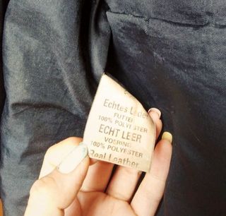 Chaqueta de Cuero negra