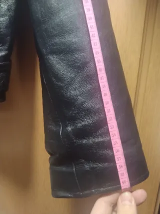 Chaqueta de Cuero negra
