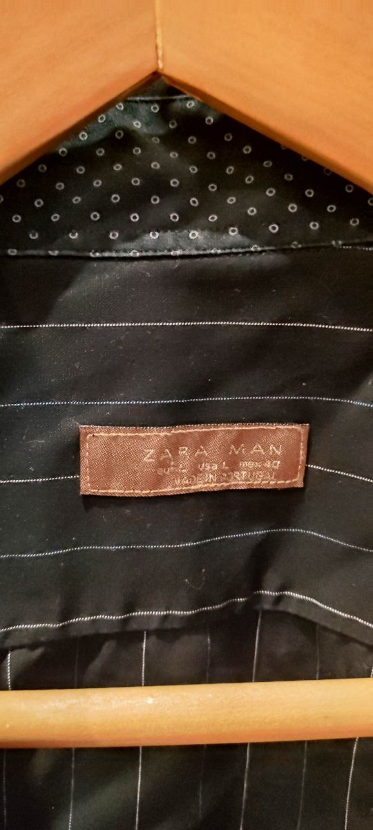 Camisa hombre rayas entallada