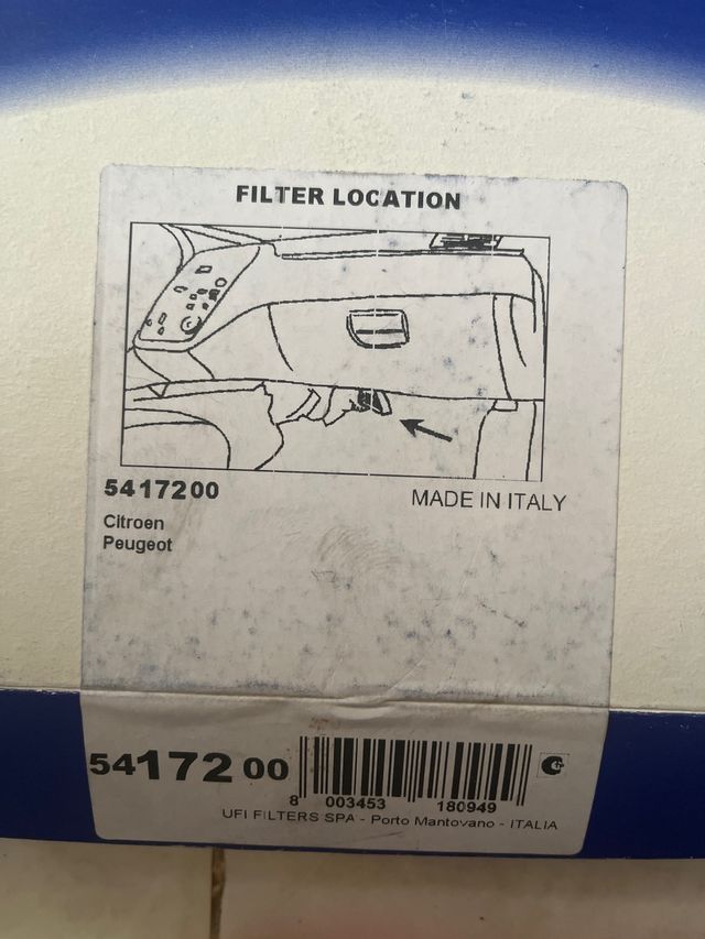 filtro habitátuculo y aire