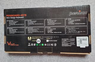 Perixx PERIBOARD-407 USB mini teclado nuevo