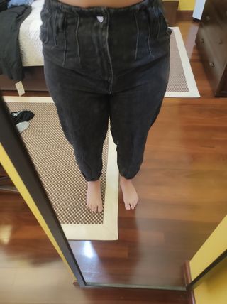 Pantalon baggy zara t.36