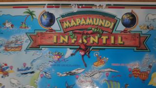 Mapamundi infantil - Póster gigante