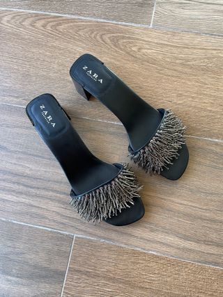 Sandalias Negras Zara