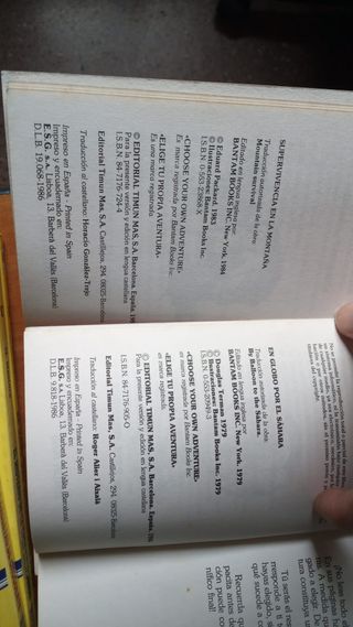 Elige tu propia aventura: 2 títulos