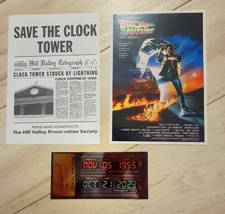Golden ticket poster Ritorno al futuro