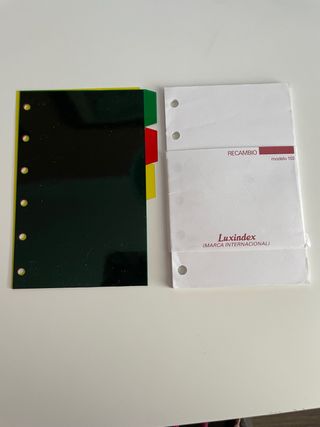agenda piel vintage