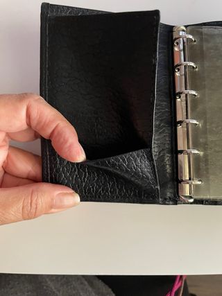 agenda piel vintage
