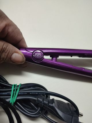 Plancha de pelo para el viaje