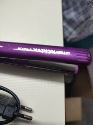 Plancha de pelo para el viaje