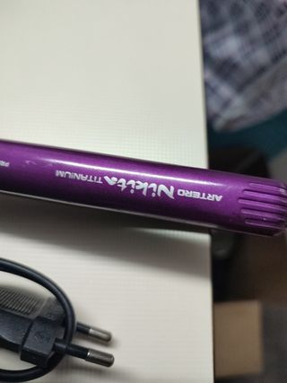 Plancha de pelo para el viaje