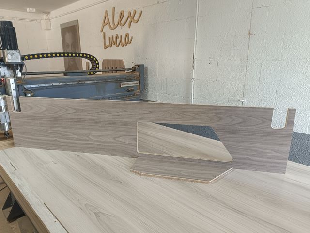 Mueble camper cama rastrillo para automontaje