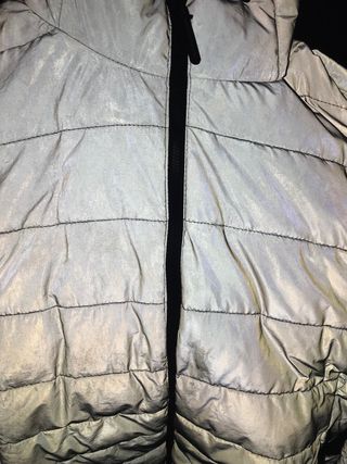 Chaqueta plateada Pull&Bear hombre talla L