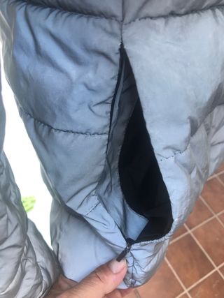 Chaqueta plateada Pull&Bear hombre talla L