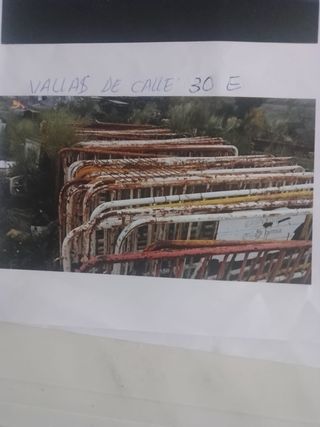 VALLAS DE CALLE