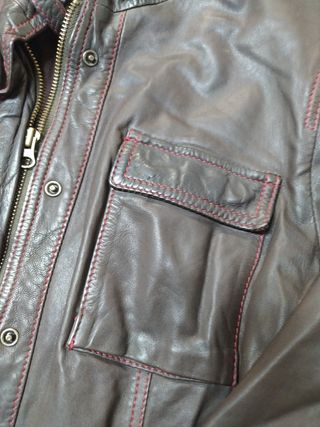 Parka de piel Saga Ibáñez talla 42