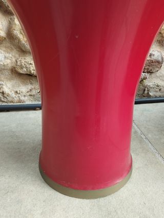 Jarrón metálico coreano incrustaciones nácar