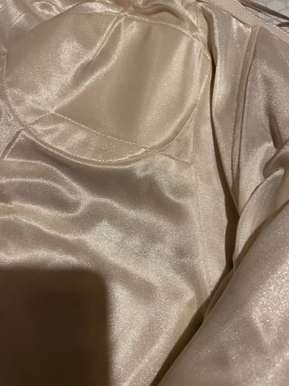 vestido de fiesta dorado Studio Classic