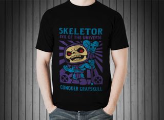 CAMISETA Skeletor master del universo retro