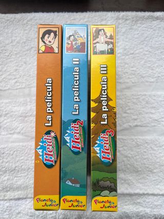 Pack peliculas VHS Heidi