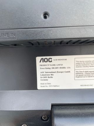 monitor pantalla aoc