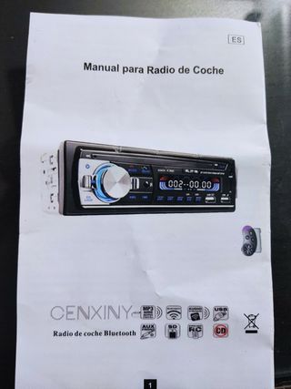 Mando a distancia para radio de coche