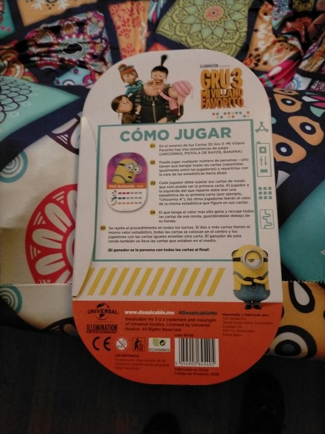 Colección cartas 3D Minion