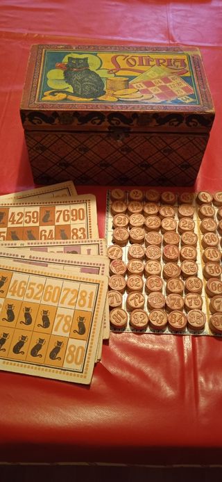 Juego lotería antiguo