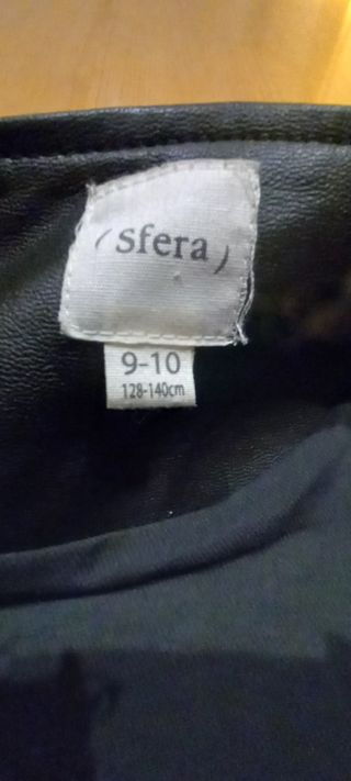 Chaqueta de cuero niña