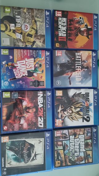 Juegos para play station 4